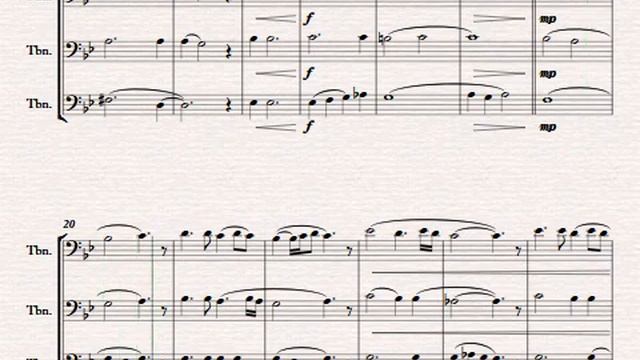 Canzona (trombone trio) - Anthony Giamanco смотреть онлайн