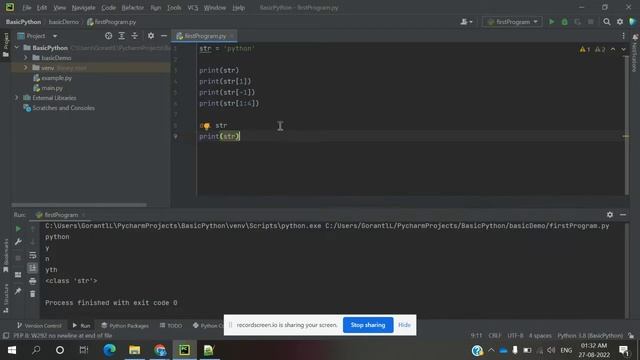 Basic Python 34: Python Strings смотреть онлайн
