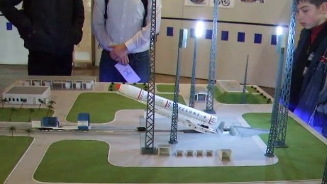Tsyklon-4 launch pad model смотреть онлайн