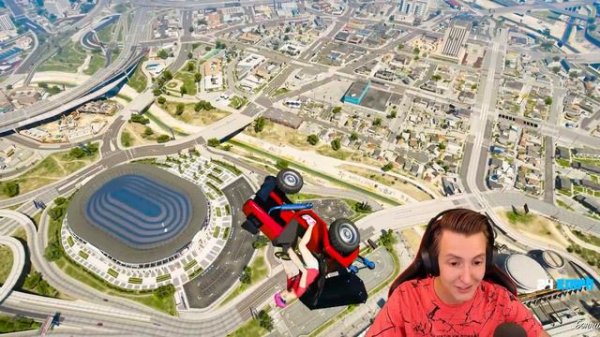 СТИХИЙНЫЙ СПУСК БЕЗ ТОРМОЗОВ НА ЧИТЕРСКОЙ ТАЧКЕ в ГТА 5 ОНЛАЙН (GTA 5 ONLINE)