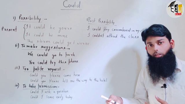 Koi is video ko poora nai dekh paya | Use of could @edureds5986 Learn modals | By Md Jawed Equebal смотреть онлайн