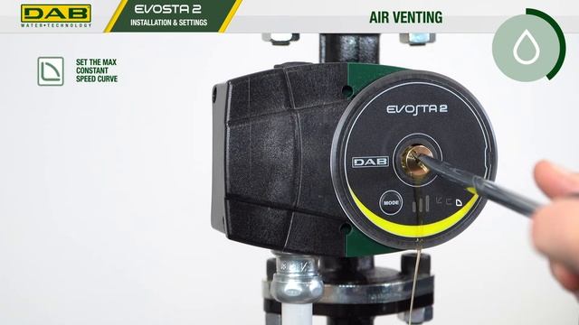 DAB Pumps Evosta 2 Air Venting
