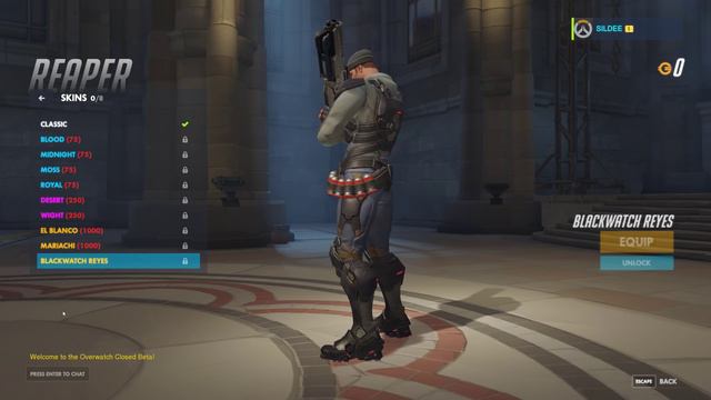 Overwatch Beta - All new skins [Beta Relaunch] смотреть онлайн