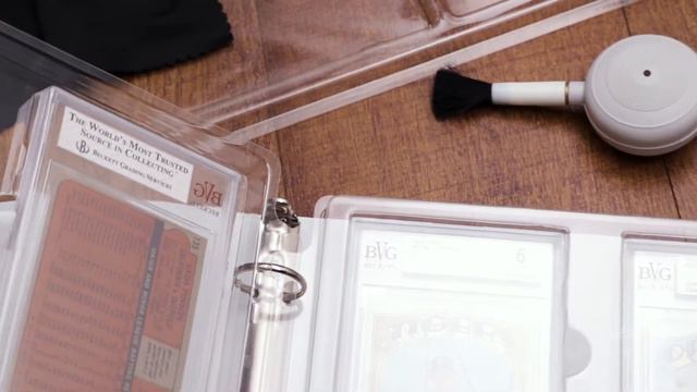 5 Beckett BGS BVG Graded Card Holders Slab Binder Pages Ultra Sturdy Pro Storage смотреть онлайн