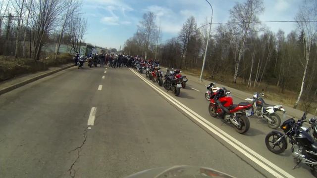 Открытие мотосезона 2014 в Зеленограде 1 смотреть онлайн