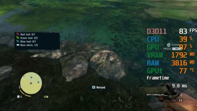 GeForce RTX 2060 -- AMD Ryzen 5 3600 -- Far Cry 3 FPS Test смотреть онлайн