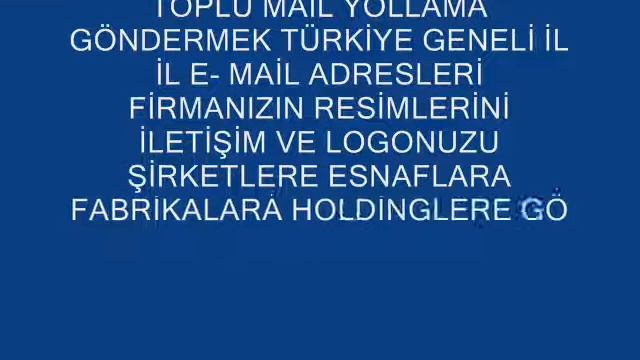 TOPLU MAİL GÖNDERME ŞİRKET 0536 2000 203 SEO İNTERNET REKLAM reklam yap смотреть онлайн
