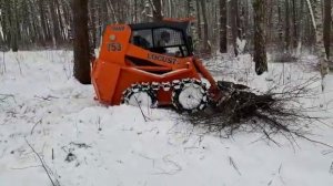 Накидные гусеницы на мини погрузчик Locust 752, 753