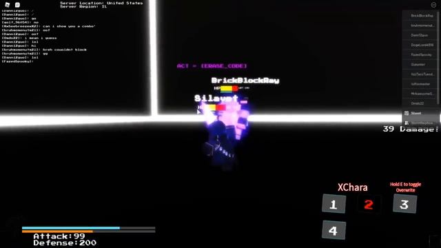 (ROBLOX) X-Chara Strikes...uh, first? Idk. смотреть онлайн