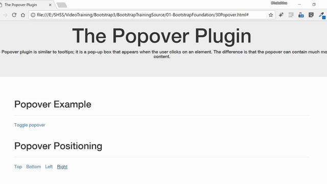 5 Popover Bootstrap смотреть онлайн