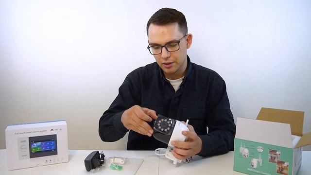 Обзор на комплект - GSM сигнализация Страж СЕНСОР-GSM и уличная камера HDcom 0110-ASW5-8GS