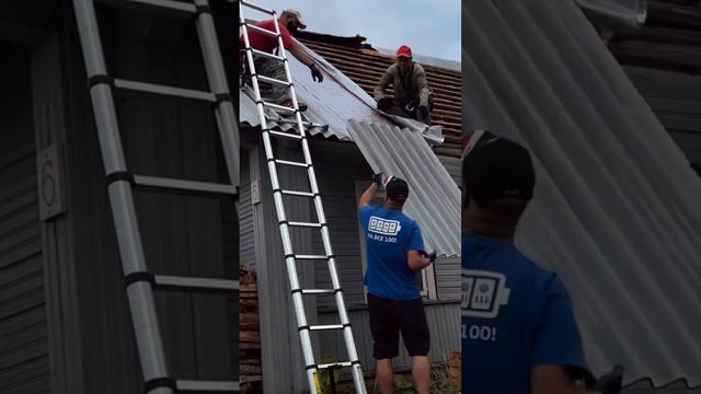 Обновили крышу на даче. Дом помолодел на 20 лет ? Ремонт крыши своими руками смотреть онлайн