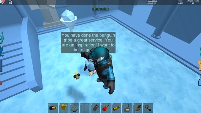 How to get the vault key & Orbs | Scuba diving at quill lake | ROBLOX | Ice Update смотреть онлайн
