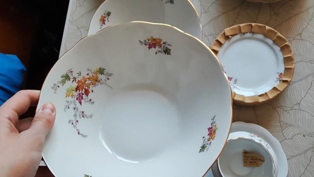 Немецкий столовый сервиз Colditz GDR