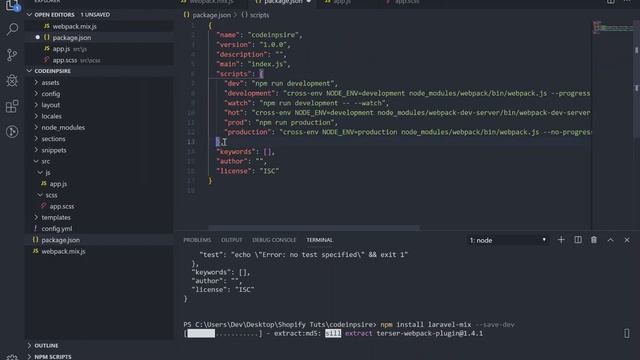 21 - Laravel Mix and Shopify Theme Development смотреть онлайн