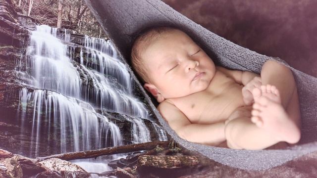 Успокаивающий звук водопада для малышей. Розовый шум для сна. Soothing waterfall for babies sleep смотреть онлайн