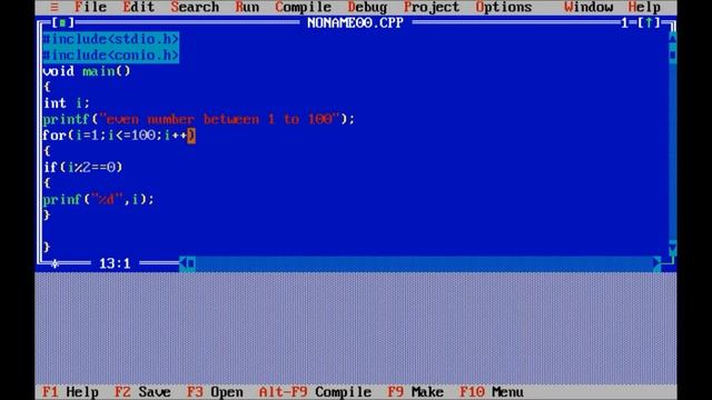 5) print All even number between 1 to 100 using c programming in hindi/urdu смотреть онлайн