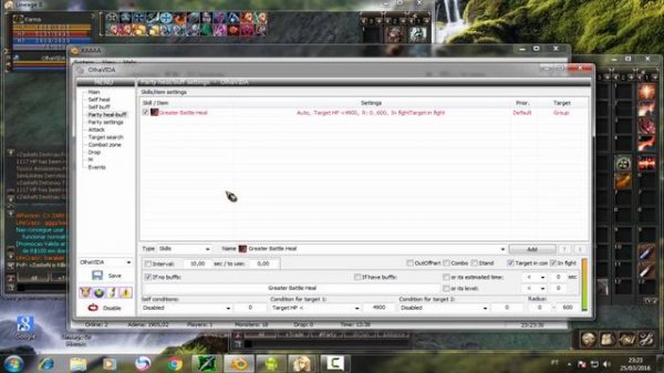 L2 ADRENALINE BOT -  Configurando BISHOP/ SUPPORT | AUTO Healer