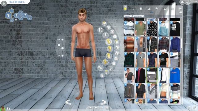 CAS Alpha CC || Kody Hutton || The Sims 4 смотреть онлайн