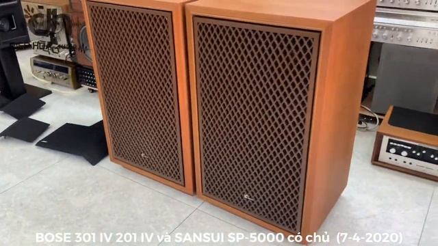 BOSE 301 IV 201 IV và SANSUI SP-5000 có chủ (7-4-2020) tại Điện tử Diệp Hoà 0794619666 смотреть онлайн