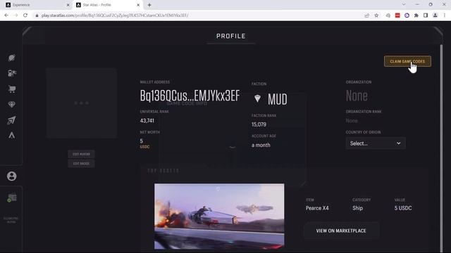 STAR ATLAS - How to get a game code for Star Atlas Showroom? смотреть онлайн