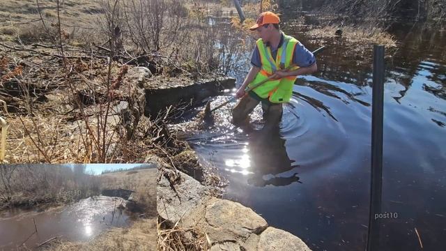 Removing Giant Blockage Until Culvert Gushes смотреть онлайн