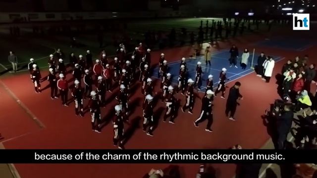 Watch: China school principal joins students for shuffle dance смотреть онлайн