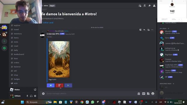 Discord server upgrades - Undertale Game - Xp System - Fight monsters and Bosses - And much more смотреть онлайн