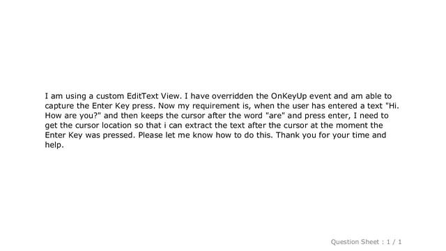 Android : Get Cursor Position in Android in Edit Text? смотреть онлайн