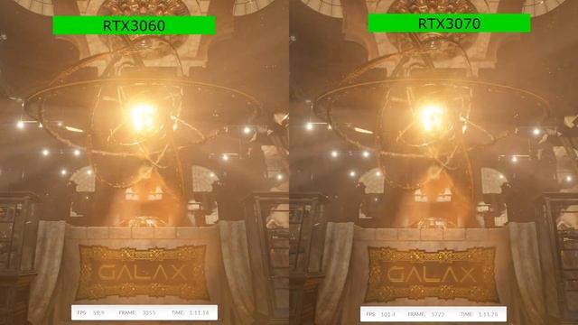 Сравнение видеокарт RTX3060 Vs RTX3070