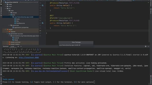 Java Web App with Quarkus and JPAStreamer – Tutorial смотреть онлайн
