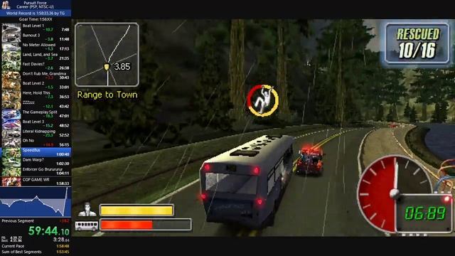 [WR] Pursuit Force Speedrun - Career Mode in 1:57:42.867 смотреть онлайн