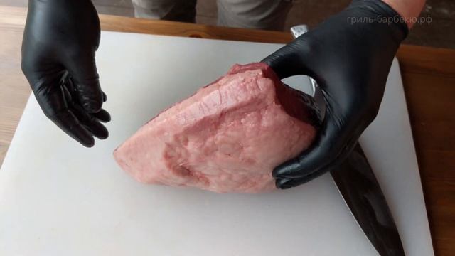 Стейк пиканья на гриле с анчоусовым маслом (рецепт на газовом гриле)