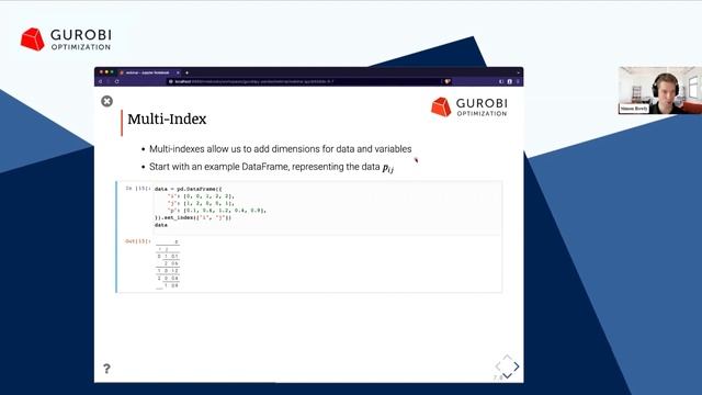 Webinar: Building Gurobi Models from Pandas Dataframes смотреть онлайн