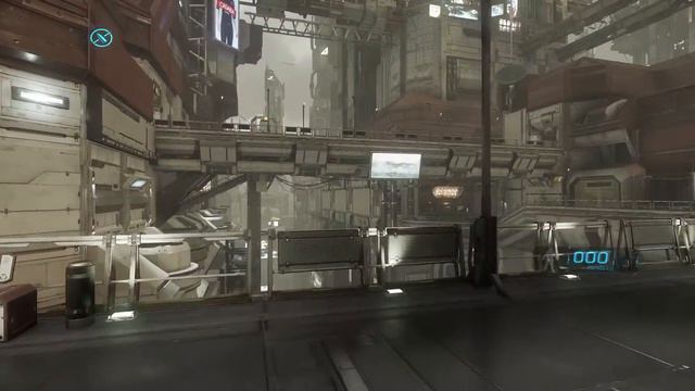 Star Citizen - Walking around Area 18 - Ultra widescreen смотреть онлайн