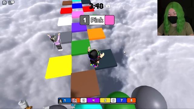 ОББИ, НО ЦВЕТ МЕНЯЕТСЯ КАЖДЫЕ 10 СЕКУНД! Roblox Color Race смотреть онлайн