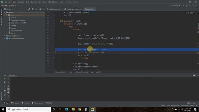 Python Voice Activated Digital Assistant - Turning Webcam On and Off | #122 (S.H.A.N.E. Update #12) смотреть онлайн