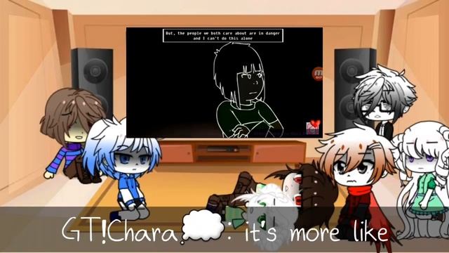 Glitchtale Reacts To Frisk Getting Replace (reupload) | OverShaker AMU | Frans
