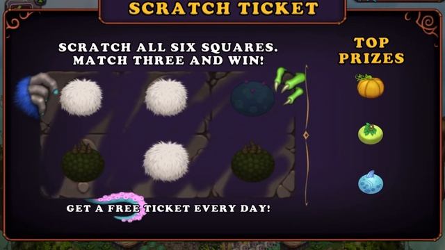 Scratching 5 Limited Time Special Scratch Tickets! What Can I Get? (My Singing Monsters) смотреть онлайн