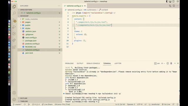 Install Nextjs with Tailwind CSS and SCSS смотреть онлайн