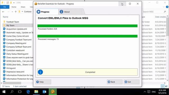 How To Convert EML Or EMLX Message Files To Outlook MSG Format