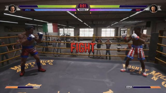 Big Rumble Boxing: Creed Champions - Apollo Creed vs Adonis Creed (Very Hard) смотреть онлайн