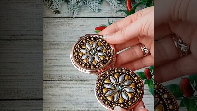 Зеркальце карманное металлическое смотреть онлайн