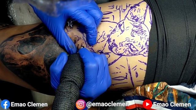 Sphynx Tattoo • Black and Gray Tattoo • Skull • music : @mikekosa2308 смотреть онлайн