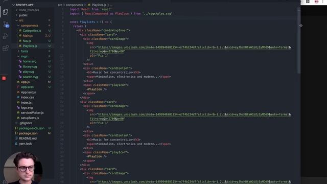 Build the Spotify UI in React.js | Part 3 - Categories & Playlist components смотреть онлайн