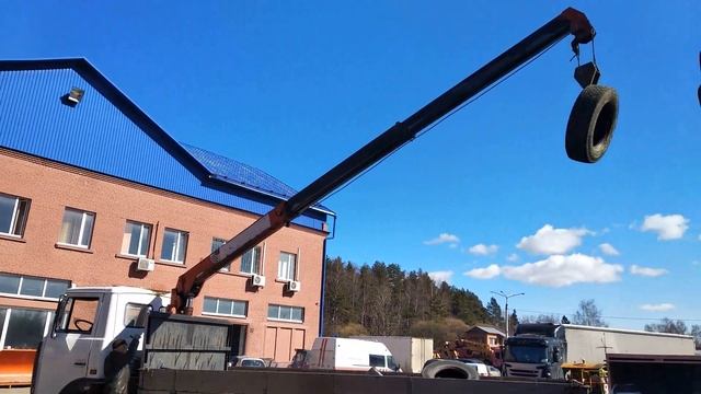 Кран - манипулятор МАЗ 4744АО, 2007 смотреть онлайн