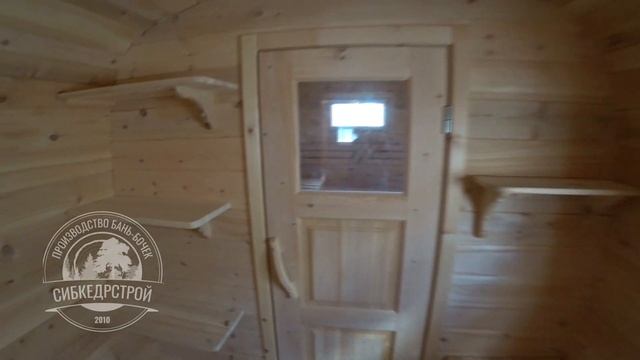 Баня-бочка 8 метров под ключ! Отгрузка в Казахстан смотреть онлайн