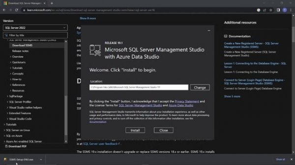 Microsoft SQL Server Management Studio Download & Installation