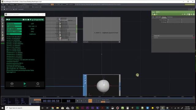 Cell Phone Sensors 04 - Adjusting Sensor Values in TouchDesigner смотреть онлайн