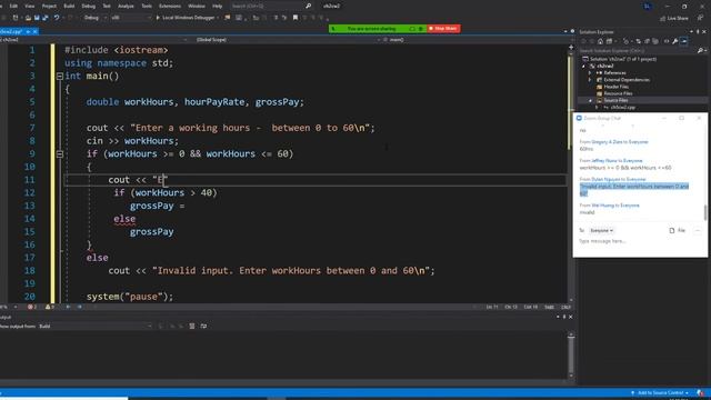 C++ programming, calculate grosspay with regular and overtime, overtime pay 1.5 times than regular смотреть онлайн
